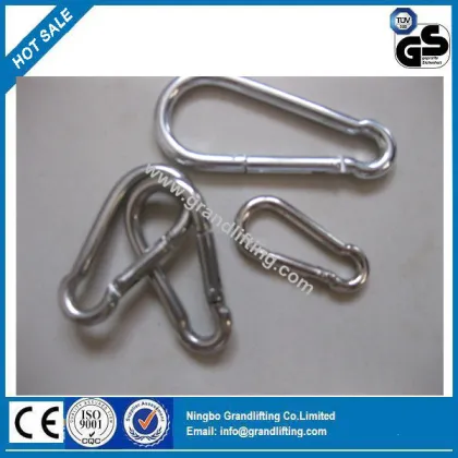 Black Coated DIN 5299c Carabiner Hook
