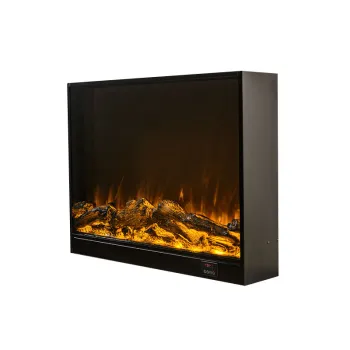 High satisfaction four-color remote control fireplace heater home Electronic fireplace fire Embedded villa heating fireplace