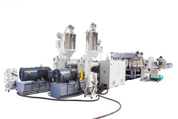 HDPE PP Double wall corrugated pipe extrusion line