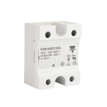 Relais à l'état solide RAM1A60D25 RAM1A60D100 avec dissipateur thermique RM1A48D50 RAM1A60D50
