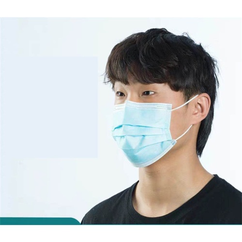 Одноразовая антивирусная 3-слойная нетканая маска для лица