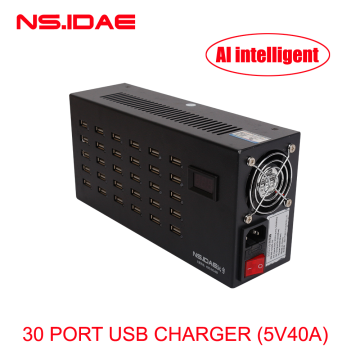 Four-generation 30-port USB Fast charger 300W