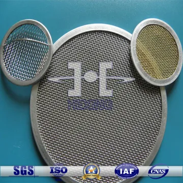 200mm Diameter Stainless Steel Wire Mesh Filter Disc