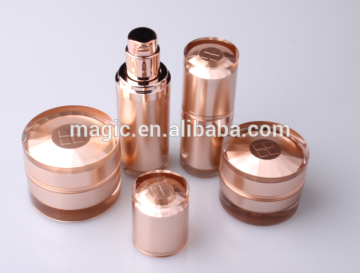 2015 new design special cap 15g 30g 50g PMMA acrylic material cosmetic cream jar