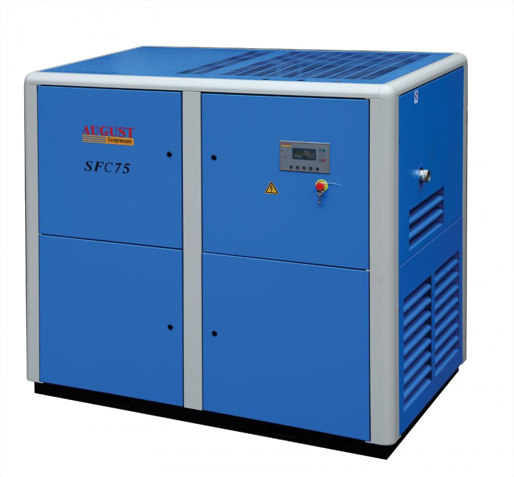 75kw/100hp rotary screw air compressor