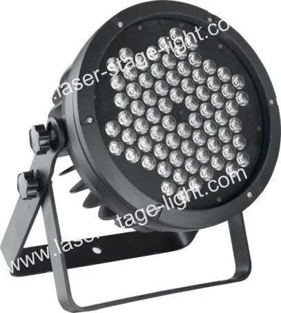 Pl-16 80 - 200w 72pcs 1/3w Jewel Par Can Led (red-24,green-24,blue-24) Lights