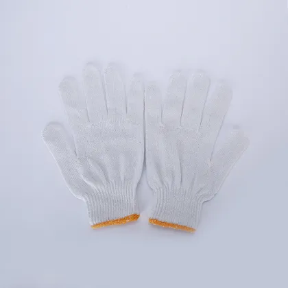 safety cotton working gloves knitted cotton glove