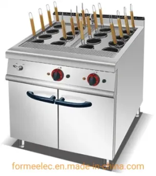 Vertical Electric Noodle Cooker 8 Basket Electric Pasta Cooker with Cabinet