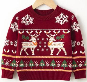 Custom kids Christmas sweater