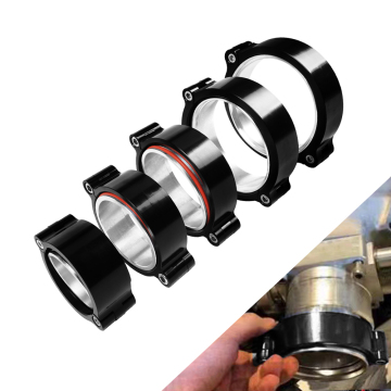 Aluminum V-Band Two Screw Rubber Lined Exhaust Clamps for 2"/2.5"/3"/3.5"/4" Pipes