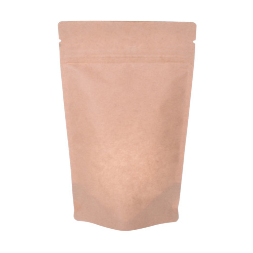 Biologisk nedbrydelig Kraft Paper Bag Coffee Doypack Emballage