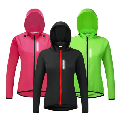 WOSAWE Women's Cycling Clothing Set: Windproof and Waterproof Sportswear