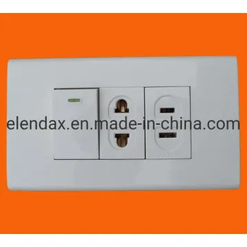 16А 250В настенная розетка с выключателем электропитания