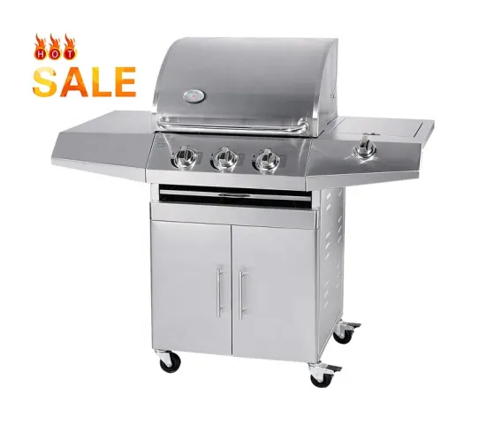 SEB 2020 Wholesale Barbecue Stainless Steel propane gass built in gas grill gass stove bbq grill outdoor lpg flat gas griller