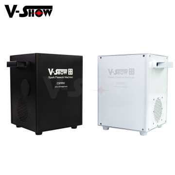 VSHOW CSF650 Cold Spark Fountain Machine with Case and DMX Remote for Weddings and Stage Effects