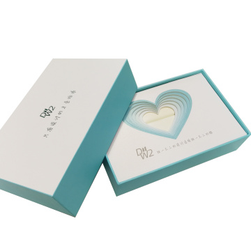 Heart shape hardboard jewelry Gift box