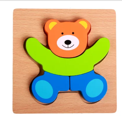 toys cube puzzle baby wooden animal puzzle