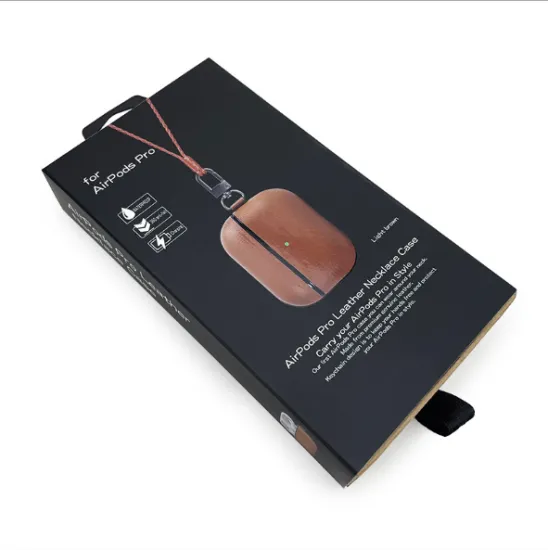 Earphone Headset Packaging Hanger Box with Drawer
