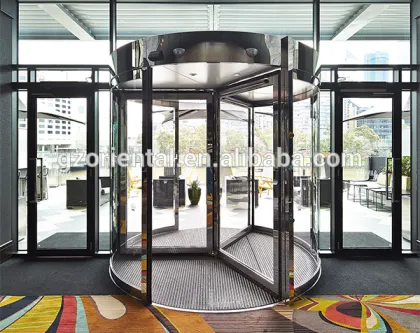 cheap automatic glass door with access control system