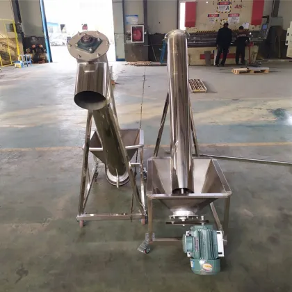 Stainless steel screw conveyor particle screw conveyor screw lifting conveyor