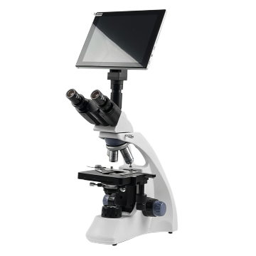 NK-80TLCD Trinocular Digital Microscope with 9.7 inch LCD Screen and 5.0MP Camera
