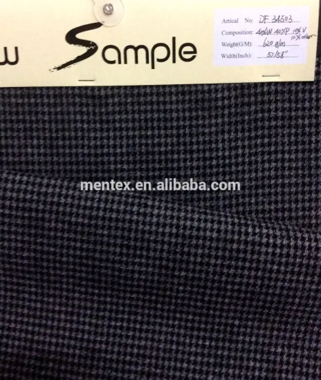 houndstooth wool fabric