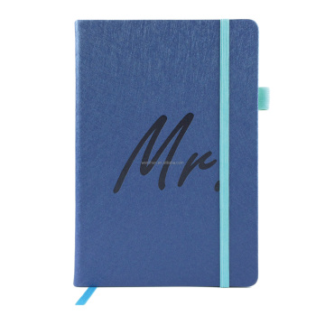Luxury A5 PU Faux Leather Planner Journal with Logo Engraved