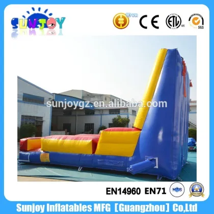 Inflatable Cliff Jump, Inflatable Jump Wall, Inflatable Clothes Stick to the wall for fun