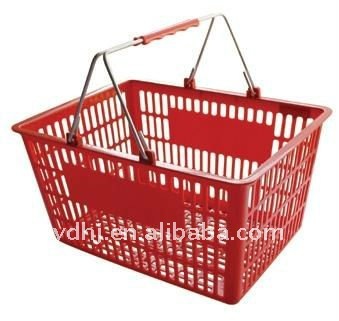 Colourful Plastic Storage Basket for Shopping YD-B-010