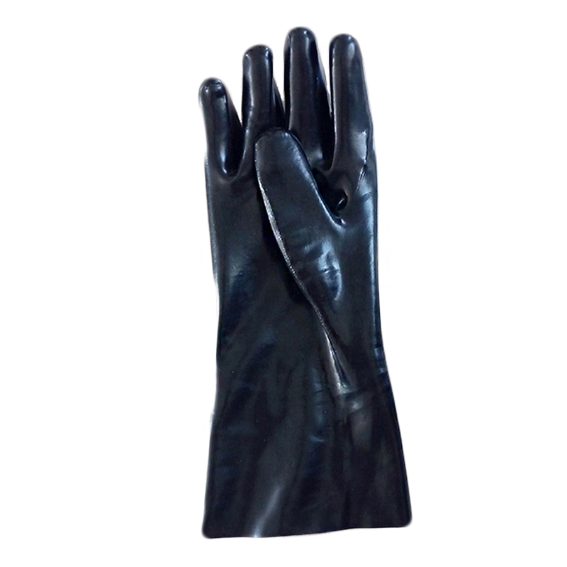 Chemical resistant pvc dipped gloves