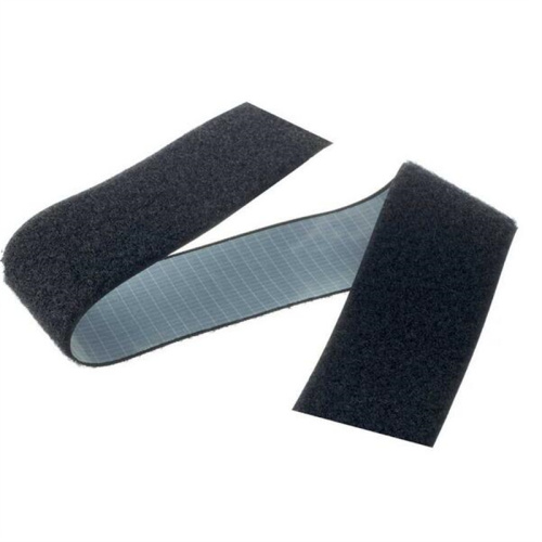 Fire retardant double sided hook loop tape