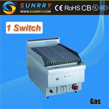 Counter top lava rock oven grill for bbq and teppanyaki (SUNRRY SY-LR400B)