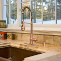 Marque de robinets de cuisine en or rose de luxe de meilleure qualité