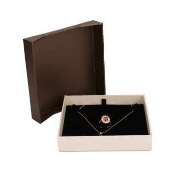 Necklace Bracelet Ring Set Rigid Kraft Gift Boxes