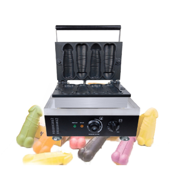 Commercial Electric Taiwan Cake Penis Hot Dog Shaped Waffle Maker Machine