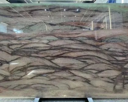 Modern Design Natural Polished Onyx Marble Wild Sea Granite Quartzite Countertop Slab