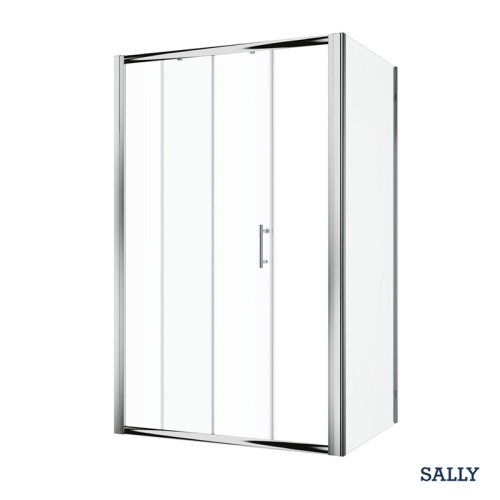 Taille de Sally Corner Cadrame Personnalisez les boîtiers de douche coulissants