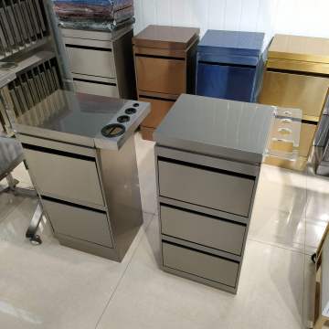 Stainless Steel Barber Trolley with Wheels and Drawers