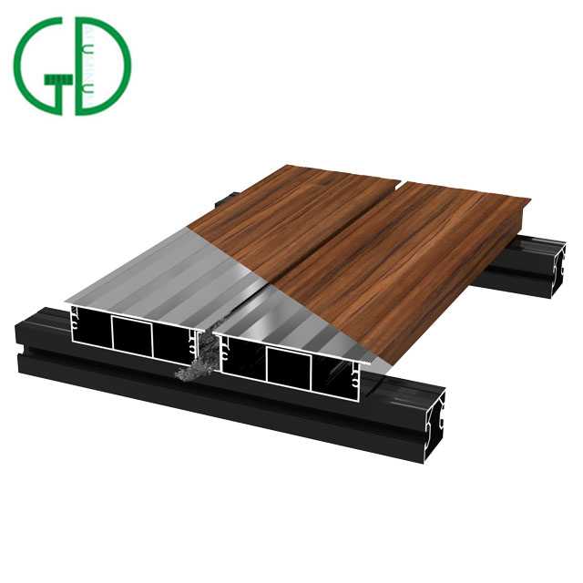 Deck de madeira composta de barcos de iate compostos de deck de deck ecologicamente correto