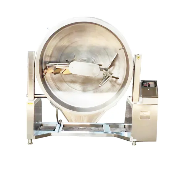 100L-600L Automatic Industrial Electric Thermal Oil Sauce Cooking Mixer