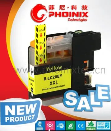 Printer Consumble LC-20E compatible brother MFC-J5920DW printer inkjet cartridge with chip