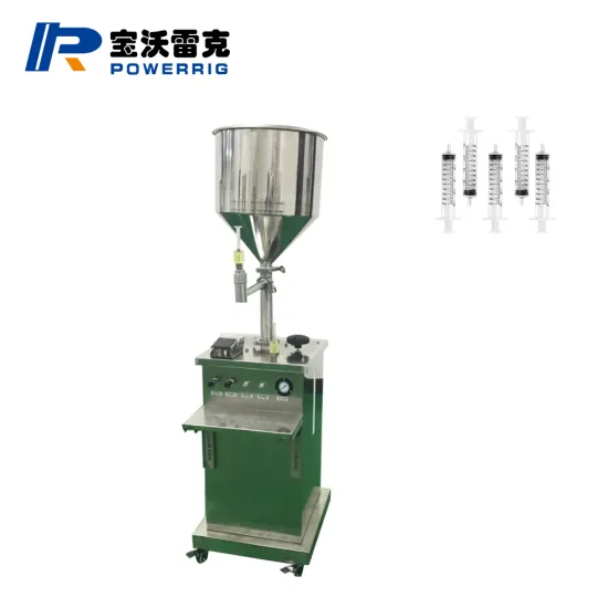 Vertical Plastic High Viscosity Gel Filling Machine for Dental Resin and Cockroach Gel Syringes