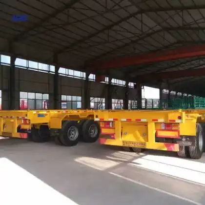 40ft 3Axles Skeleton Semi Trailer Manufacturing Company