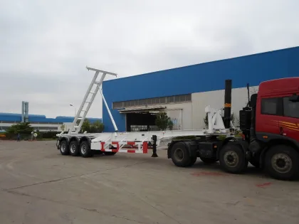 CIMC Loading Excavator Trailer Low Bed Trailer Truck
