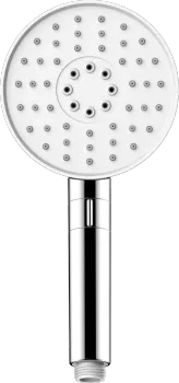 120mm Triple Function Round Push Dial Hand Shower