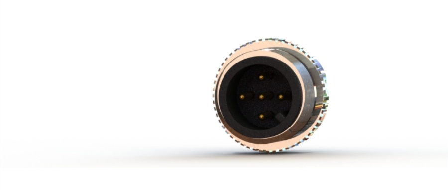 M12 Male 5-pin D Key Shielded Connectors