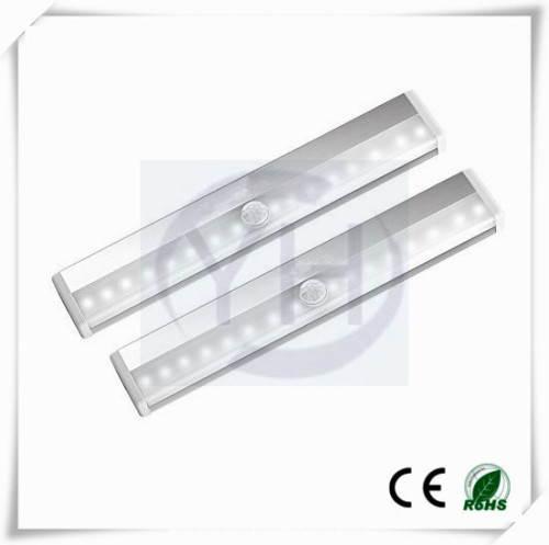 Zhejiang ninghai battery powered motion sensor LED Light 10 LED Closet Cabinet Light