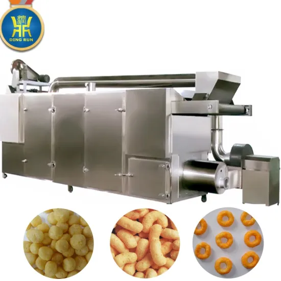 extrusion corn puff snacks machine