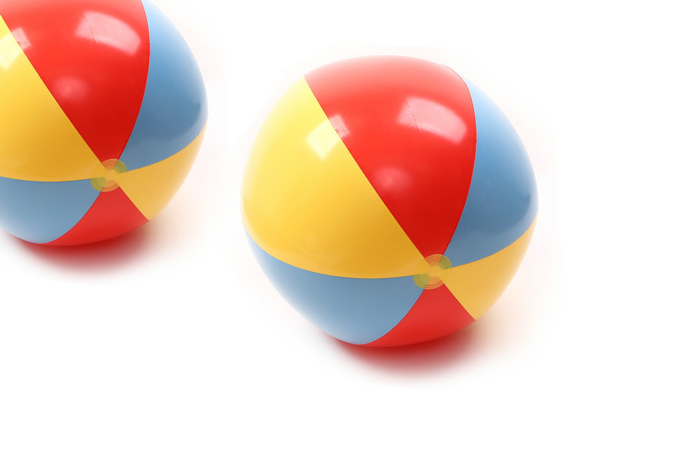 Sommer-aufblasbarer bunter Wasserball mit drei Platten