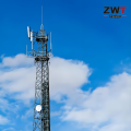 Projeto de torre de comunicação de aço com ângulo de 4 pernas durável